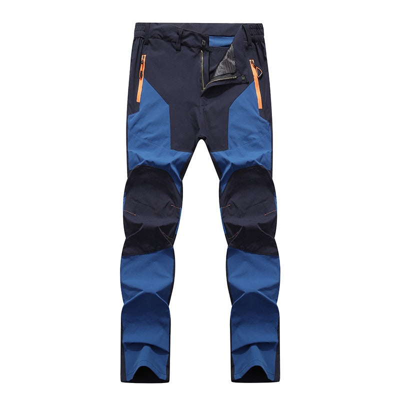 Men's Summer Lightweight, Breathable, Waterproof, Elastic Foreign Trade Mountaineering Pants Colored Quick Drying Pants