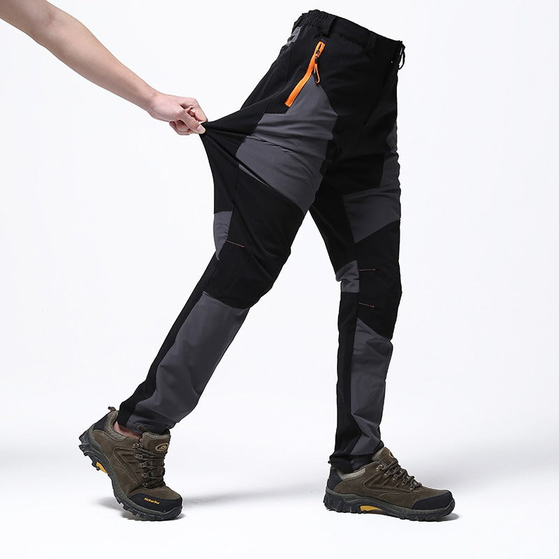 Men's Summer Lightweight, Breathable, Waterproof, Elastic Foreign Trade Mountaineering Pants Colored Quick Drying Pants