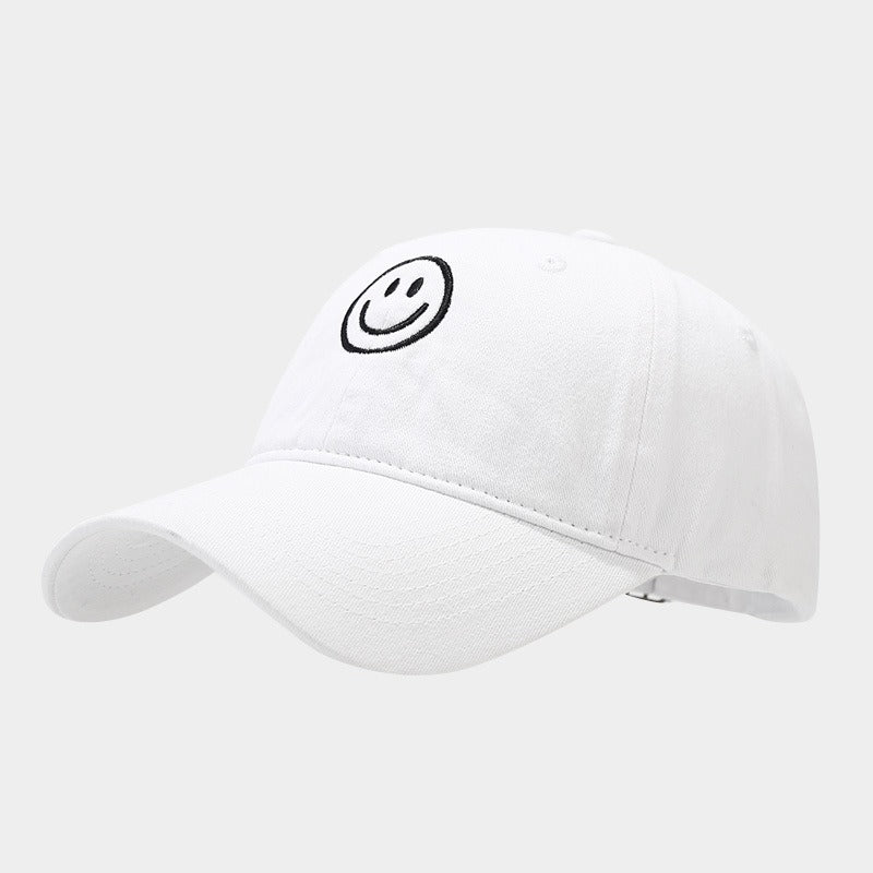 Soft Top Cute Smiling Face Duck Tongue Hat for Women Outdoor Sunscreen and Sunshade Hat for Men Baseball Hat