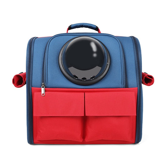 Cat Bag Large Capacity Portable Pet Bag Breathable Backpack Cat Bag Foldable Pet Backpack