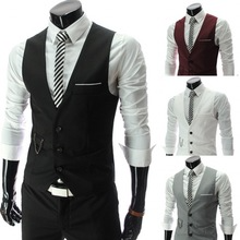 Men's suit vest new slim fit Korean version men's work clothes suit vest men's groomsman professional clothes men's vest