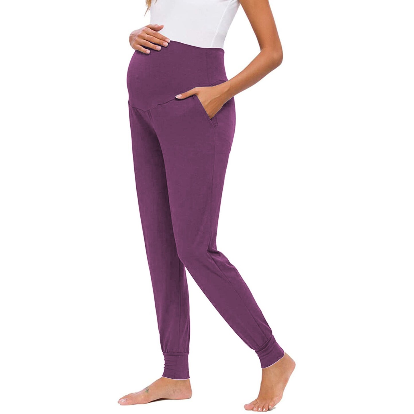 Multicolor Pregnant Women's Pants New Product Yoga Pregnant Women's Abdominal Bracing Leggings