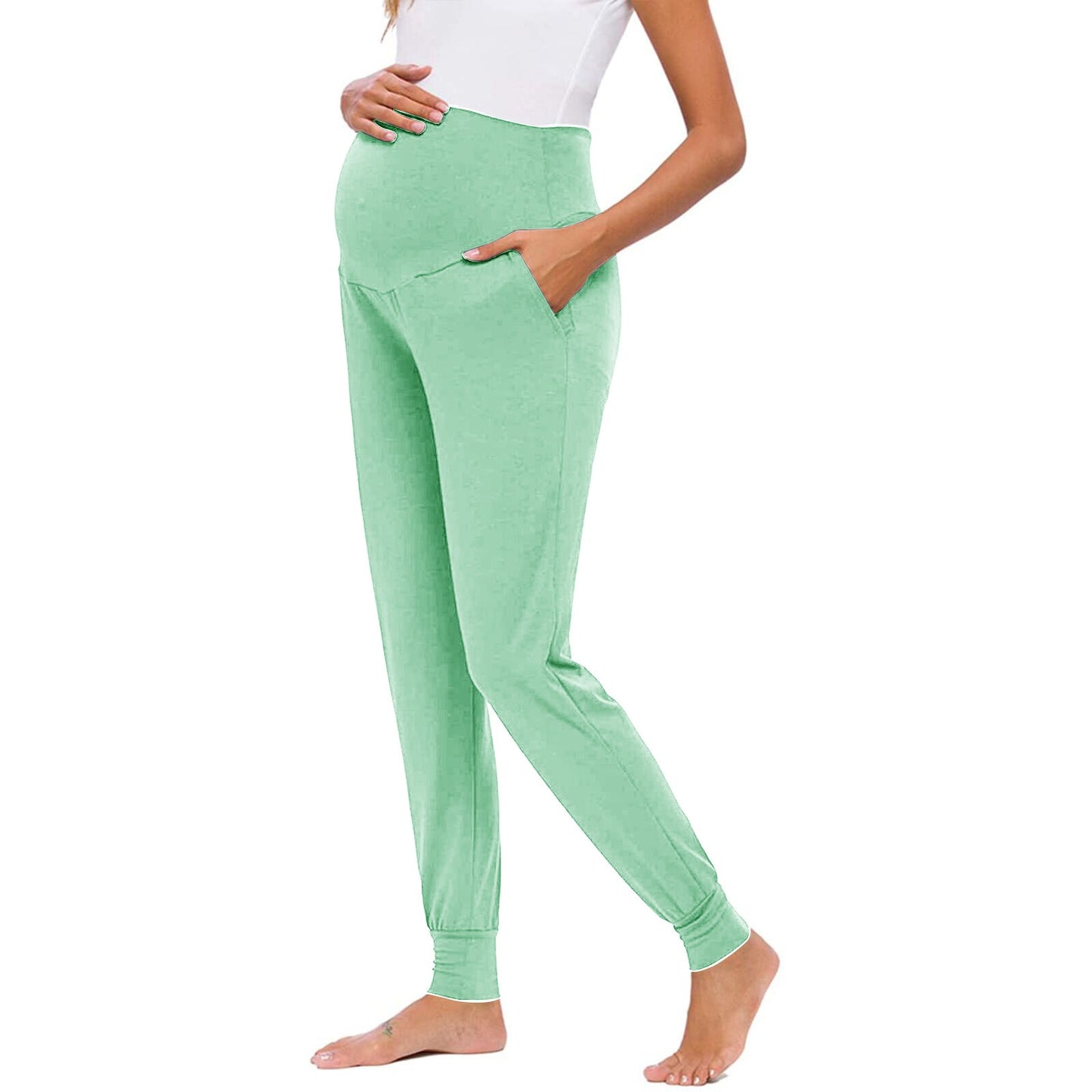 Multicolor Pregnant Women's Pants New Product Yoga Pregnant Women's Abdominal Bracing Leggings