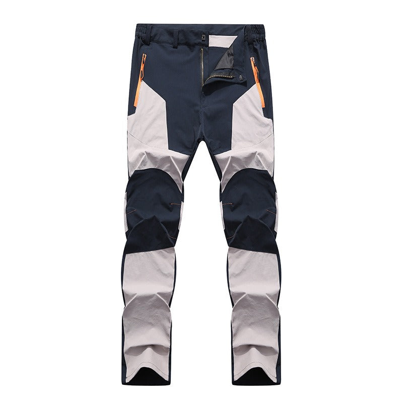 Men's Summer Lightweight, Breathable, Waterproof, Elastic Foreign Trade Mountaineering Pants Colored Quick Drying Pants